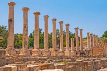 Beit She'an, Roman Ruins in Palestine