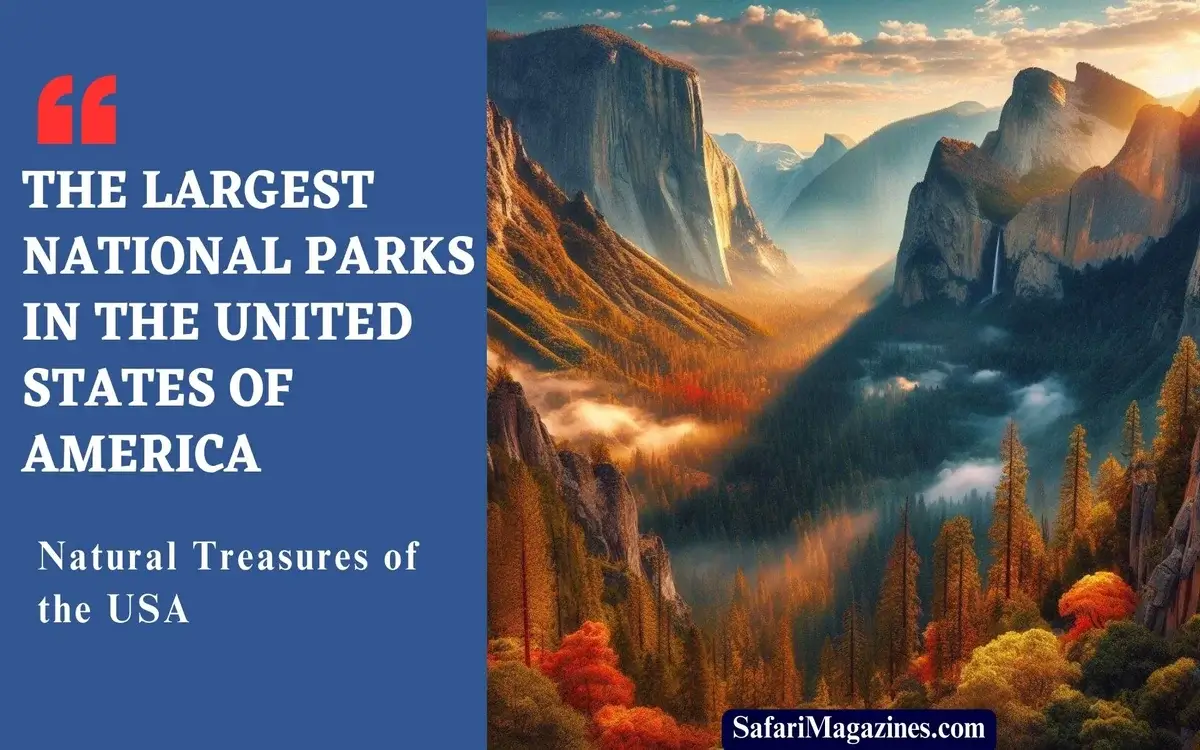 The Largest National Parks in the United States of America: Natural Treasures of the USA