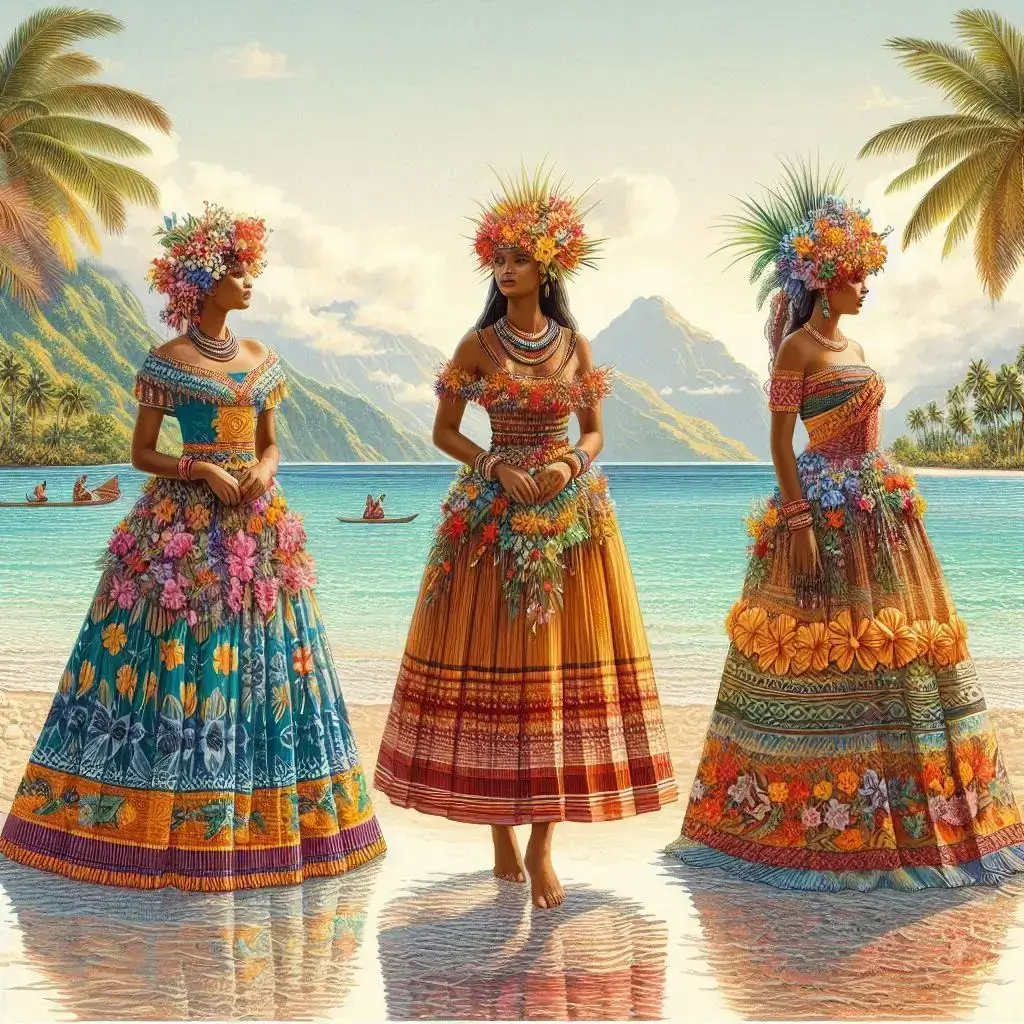 Island Dresses Traditional Clothing of Vanuatu for women