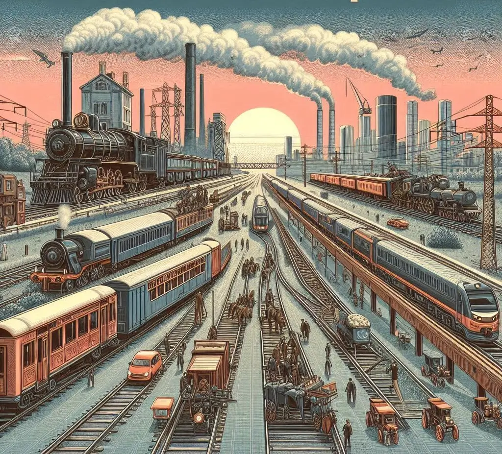 Transition to Modern Transportation, The Industrial Revolution and Steam-Powered Transportation