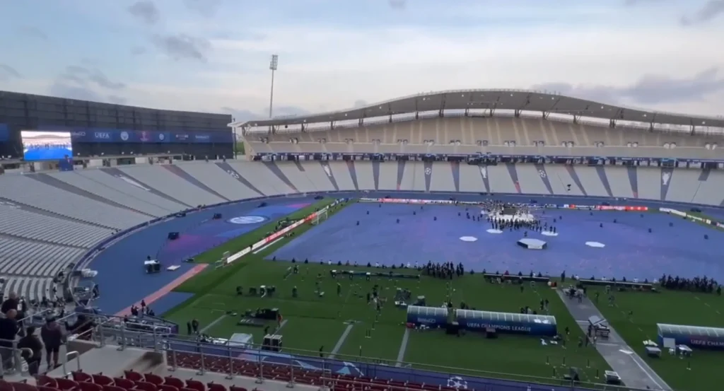 Atatürk Olympic Stadium in turkey