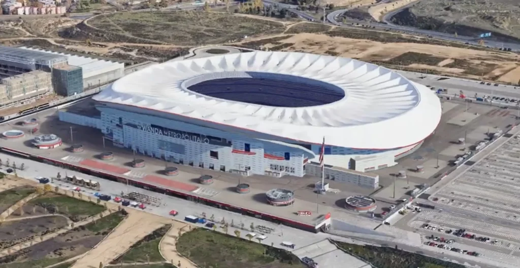 Metropolitano Stadium in Madrid Spin Top 20 Largest Soccer Stadiums in Europe You Need to Visit!