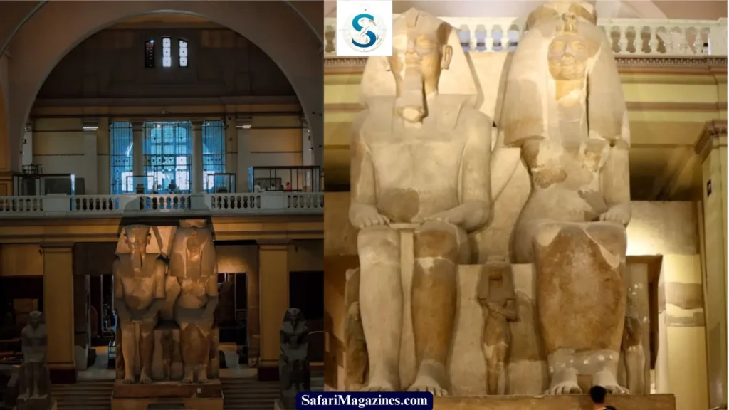 The Egyptian Museum, night and day