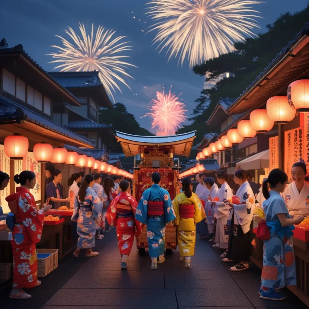 Local Festival and Celebration in Japan, the first time to Japan